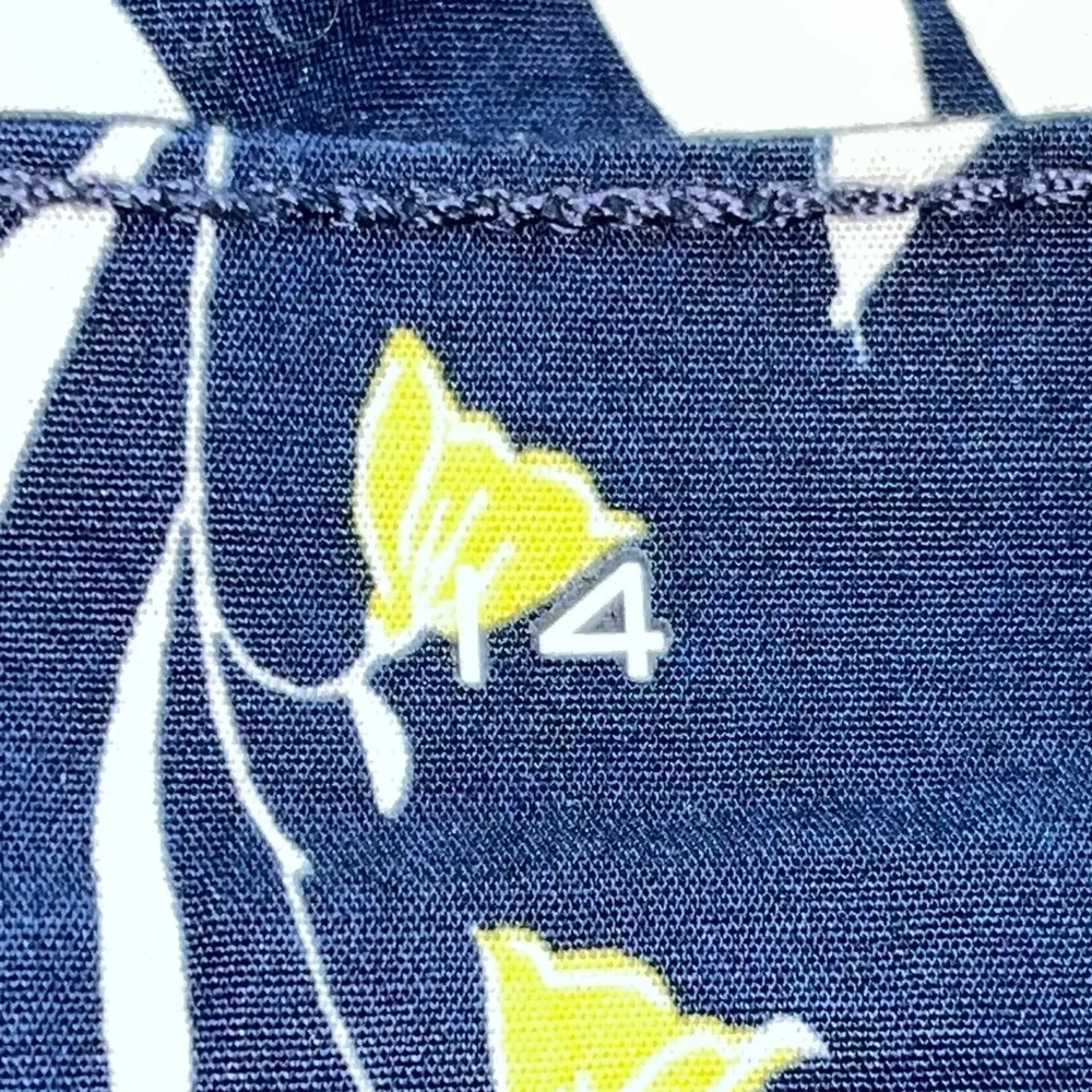 St John’s‎ Bay Blue Floral Skort Size 14 With Pockets